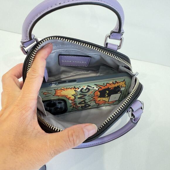 Marc Jacobs Mini Dome Tote Crossbody 4R5SMN005S02 Black - Picture 15 of 16